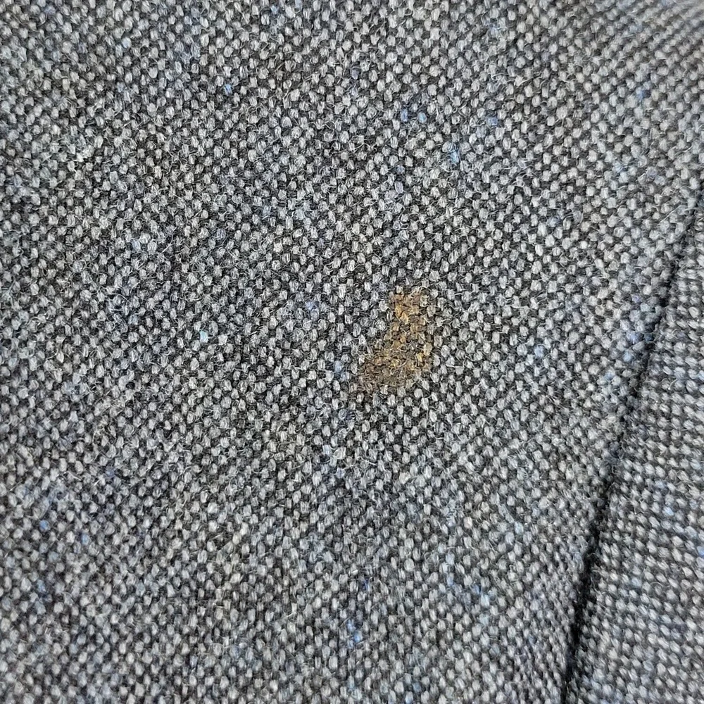 Paul Fredrick Men's Sport Coat Blazer Two Button Navy Wool‎ Flannel Size 50L